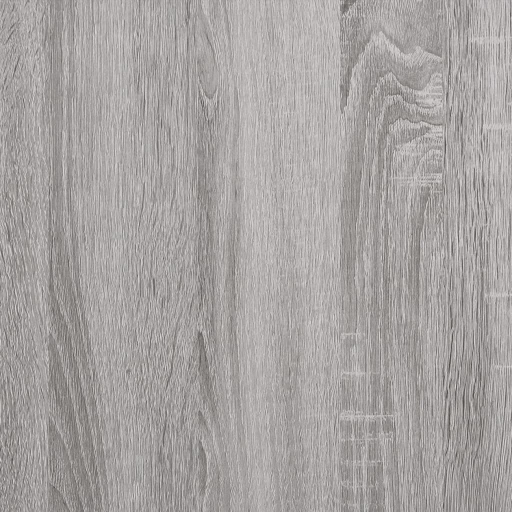 Comodini a Muro 2 pz Grigio Sonoma 50x30x47 cm