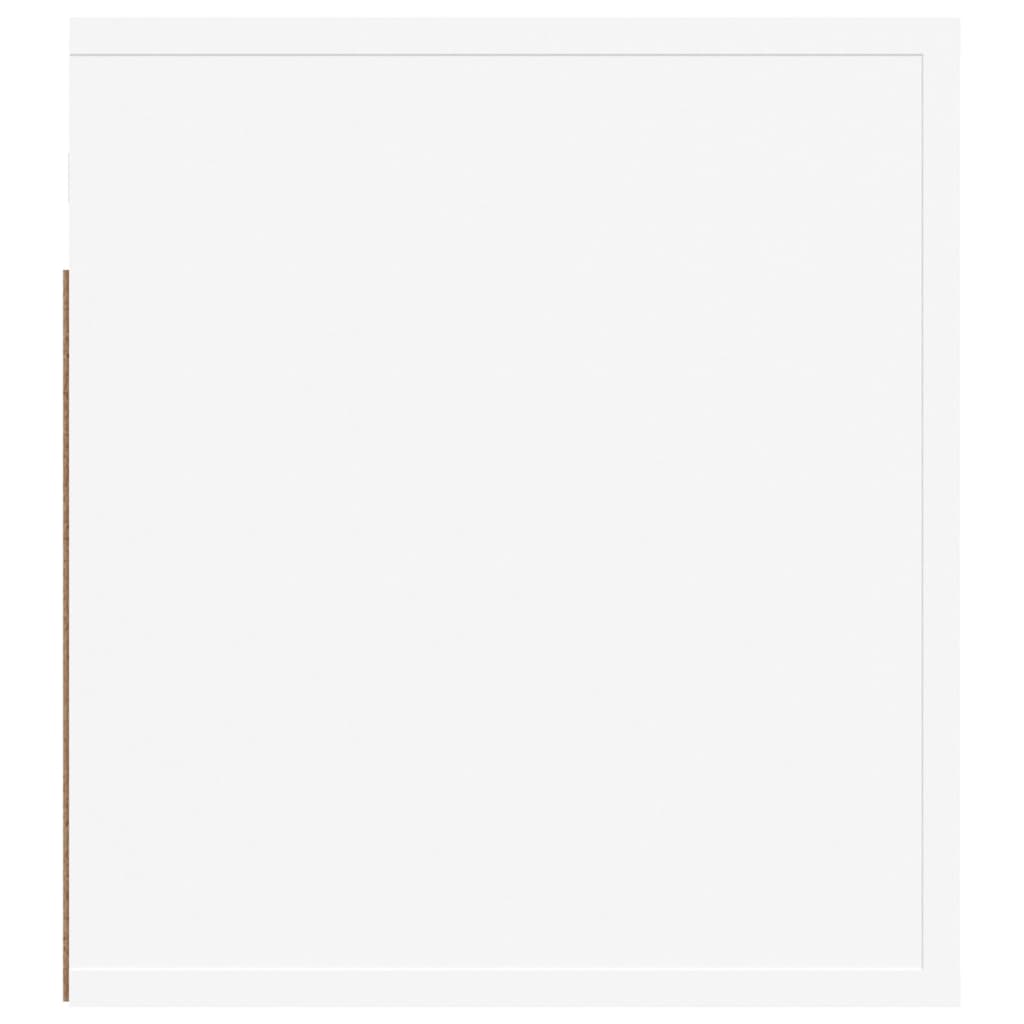 Comodino a Muro Bianco 50x36x40 cm | homemem39