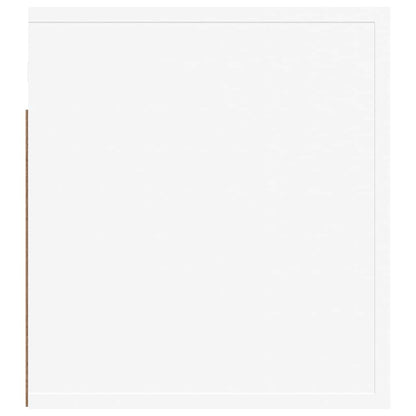 Comodini a Muro 2 pz Bianchi 50x36x40 cm