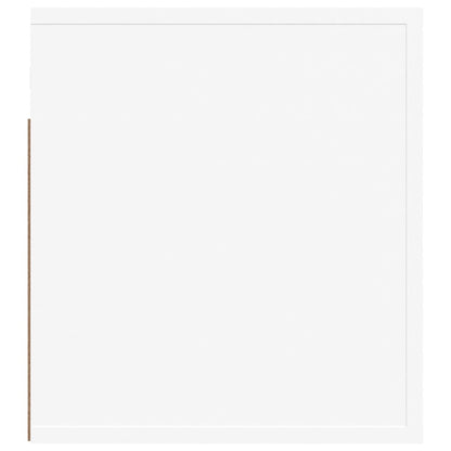 Comodini a Muro 2 pz Bianchi 50x36x40 cm