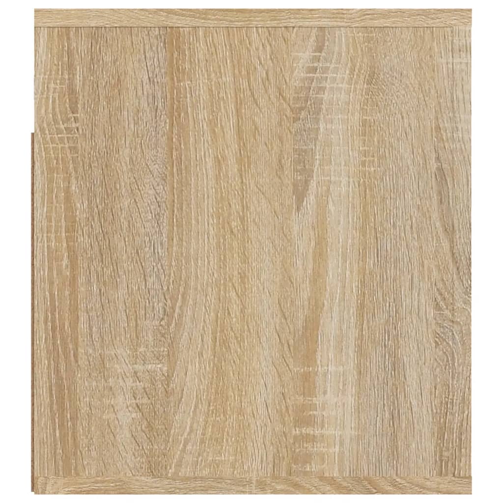 Comodino a Muro Rovere Sonoma 50x36x40 cm - homemem39