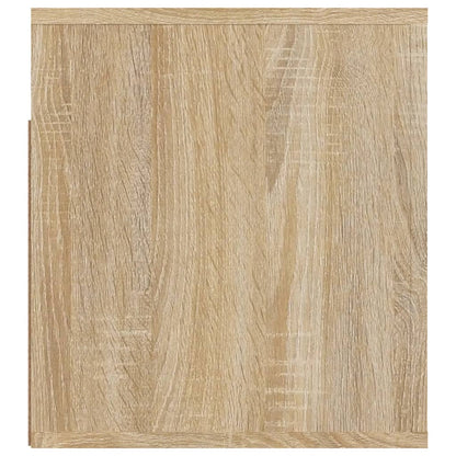 Comodino a Muro Rovere Sonoma 50x36x40 cm