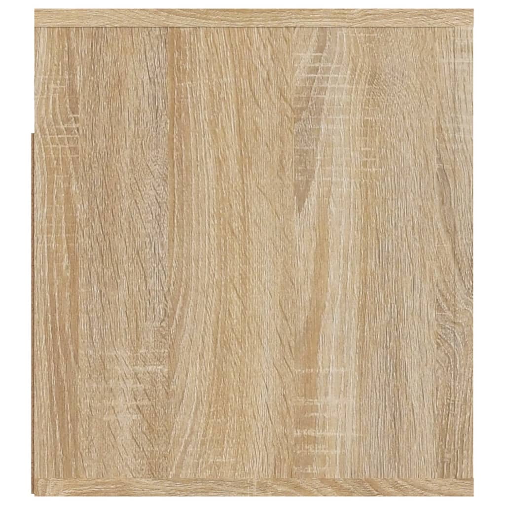 Comodini a Muro 2 pz Rovere Sonoma 50x36x40 cm