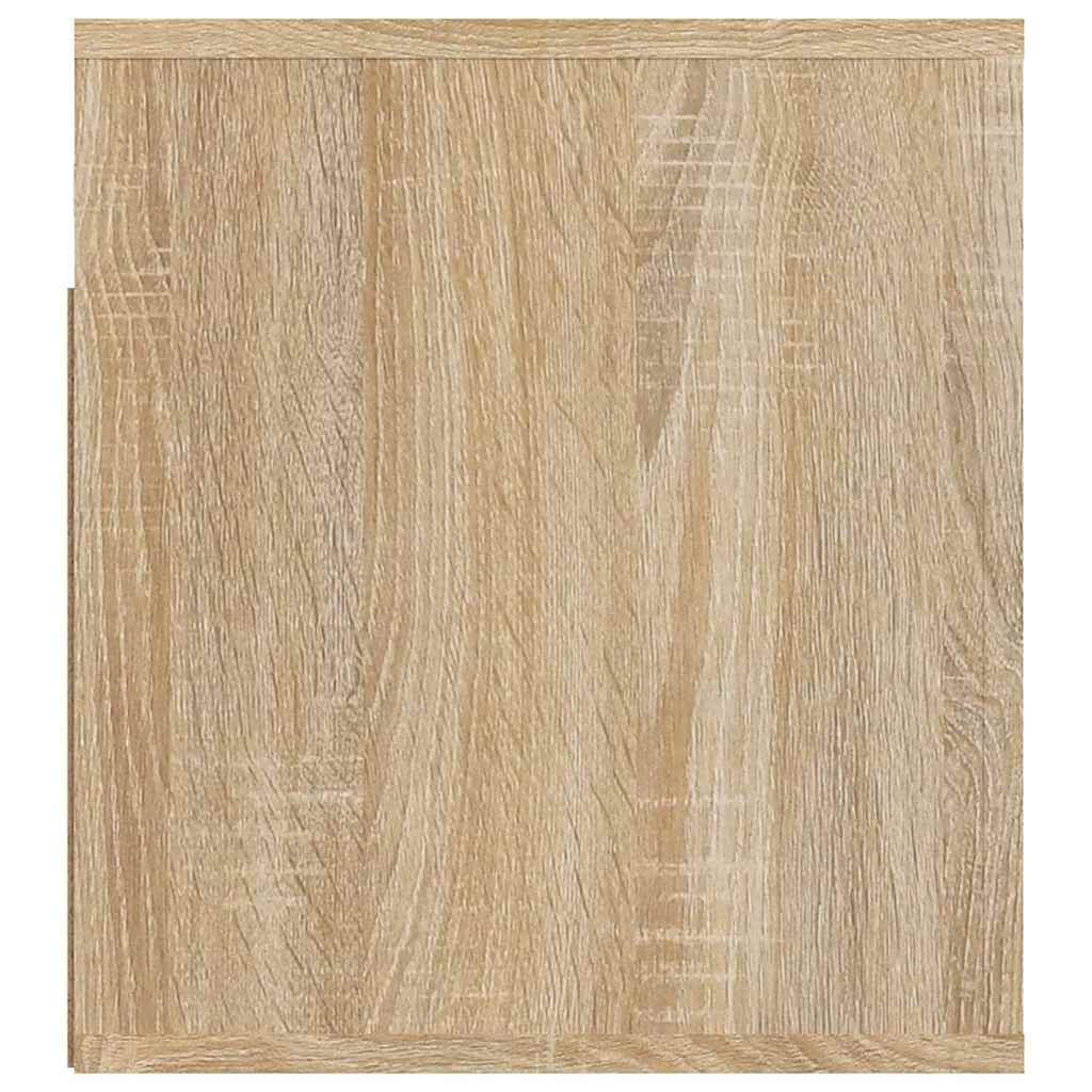 Comodini a Muro 2 pz Rovere Sonoma 50x36x40 cm