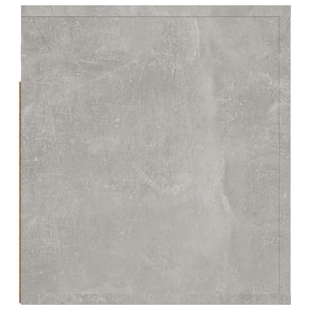 Comodini a Muro 2 pz Grigio Cemento 50x36x40 cm