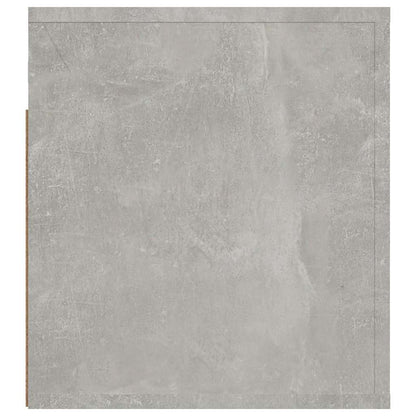 Comodini a Muro 2 pz Grigio Cemento 50x36x40 cm