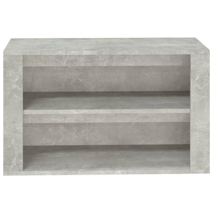 Scarpiera Grigio Cemento 75x35x45 cm in Legno Multistrato - homemem39