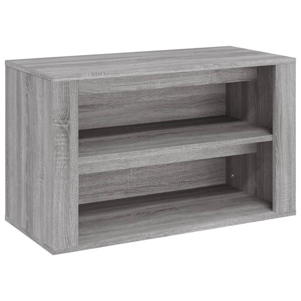 Scarpiera Grigio Sonoma 75x35x45 cm in Legno Multistrato - homemem39