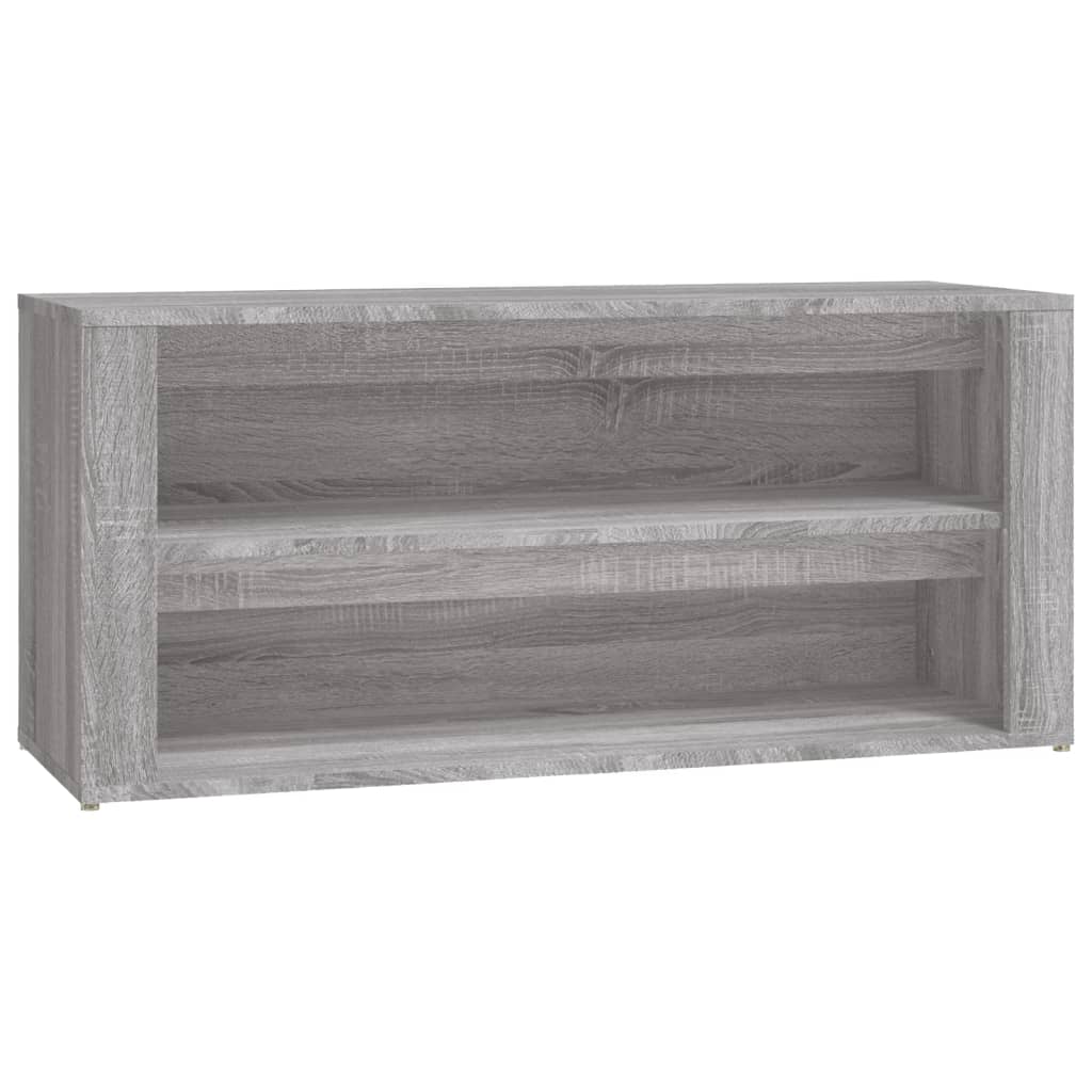 Scarpiera Grigio Sonoma 100x35x45 cm in Legno Multistrato - homemem39