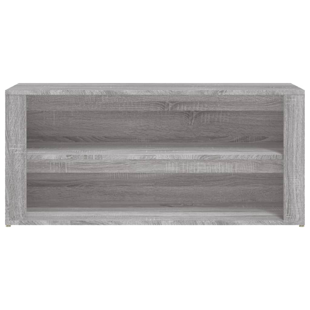 Scarpiera Grigio Sonoma 100x35x45 cm in Legno Multistrato - homemem39