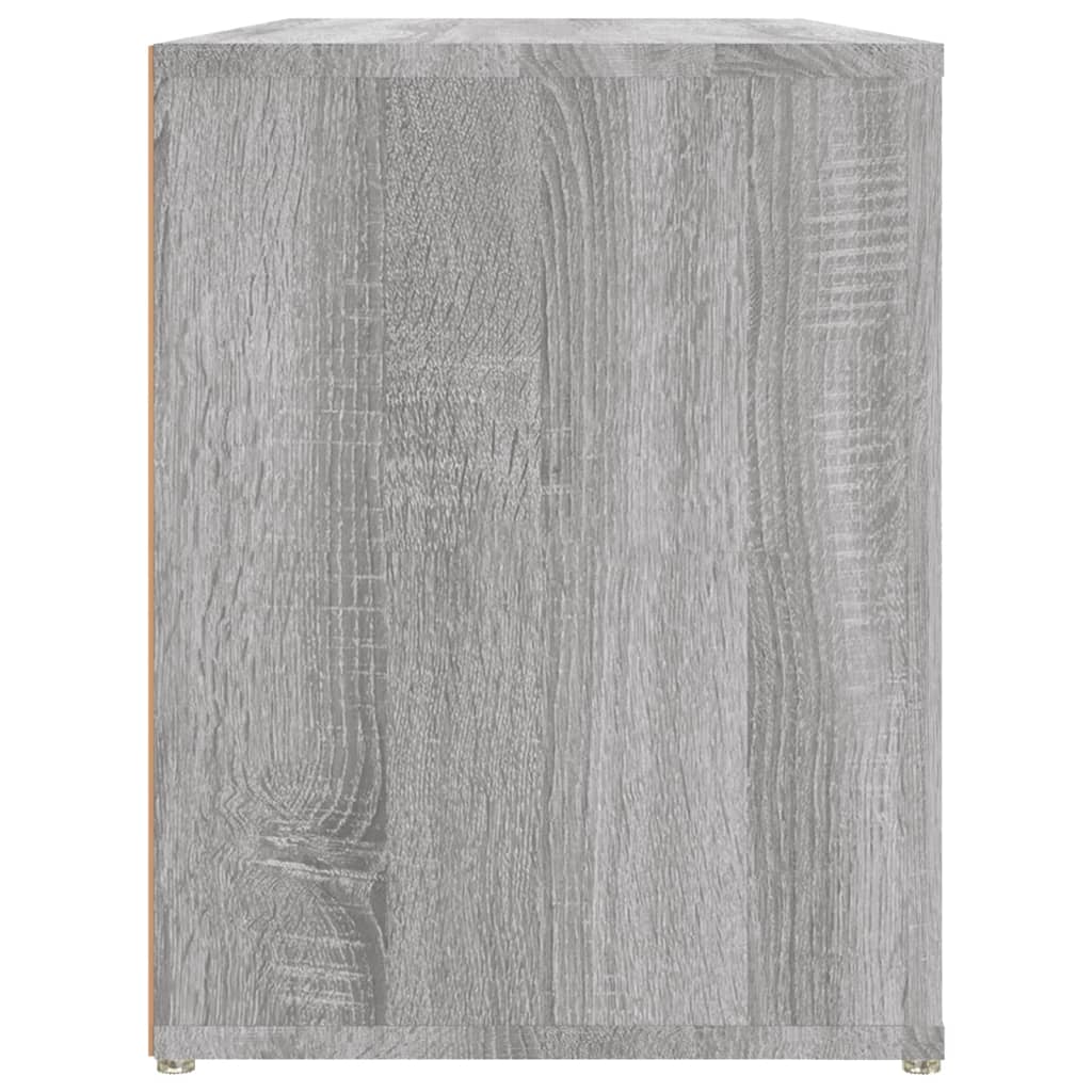Scarpiera Grigio Sonoma 100x35x45 cm in Legno Multistrato - homemem39