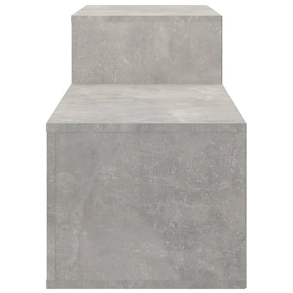 Scarpiera Grigio Cemento 150x35x45 cm in Legno Multistrato - homemem39