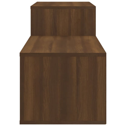 Scarpiera Rovere Marrone 150x35x45 cm in Legno Multistrato - homemem39