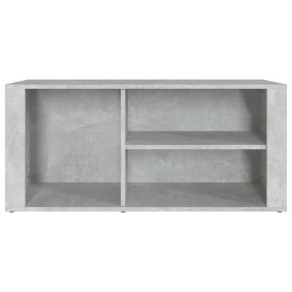 Scarpiera Grigio Cemento 100x35x45 cm in Legno Multistrato - homemem39