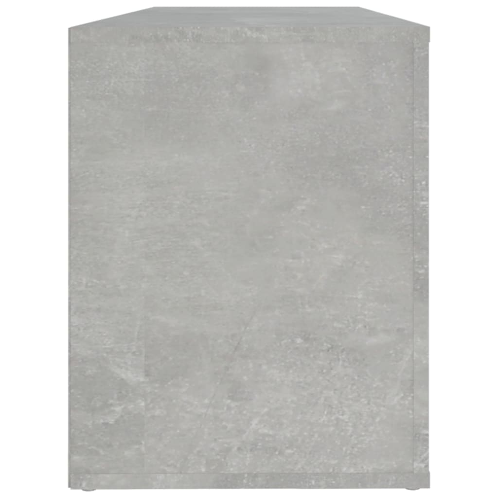 Scarpiera Grigio Cemento 100x35x45 cm in Legno Multistrato - homemem39