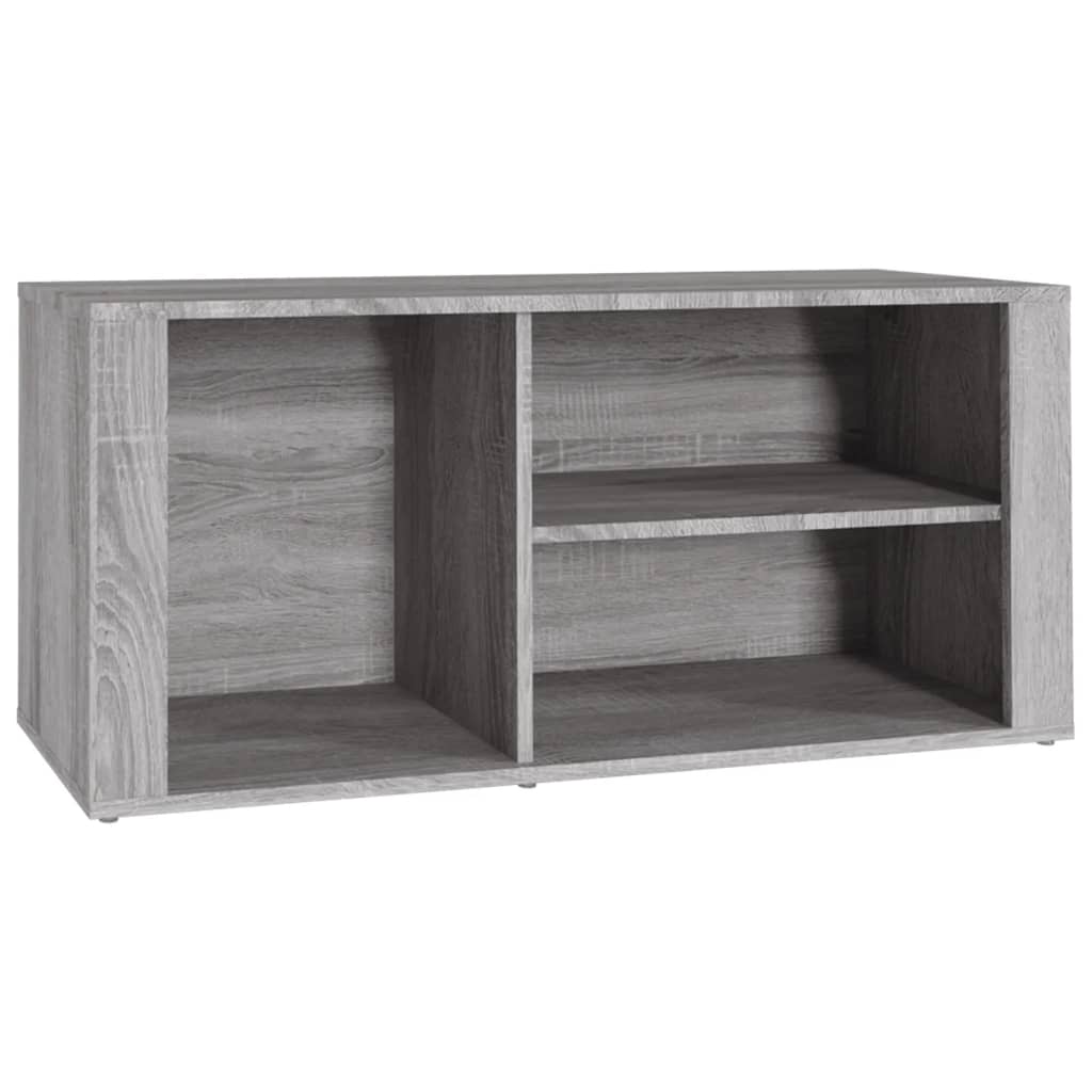 Scarpiera Grigio Sonoma 100x35x45 cm in Legno Multistrato - homemem39