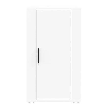 Credenza Bianca 40x33x70 cm in Legno Multistrato - homemem39