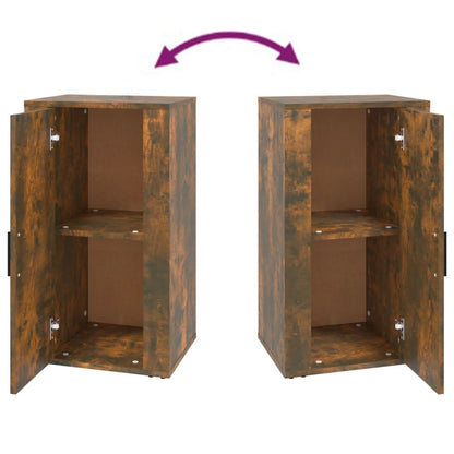 Credenza Rovere Fumo 40x33x70 cm in Legno Multistrato - homemem39