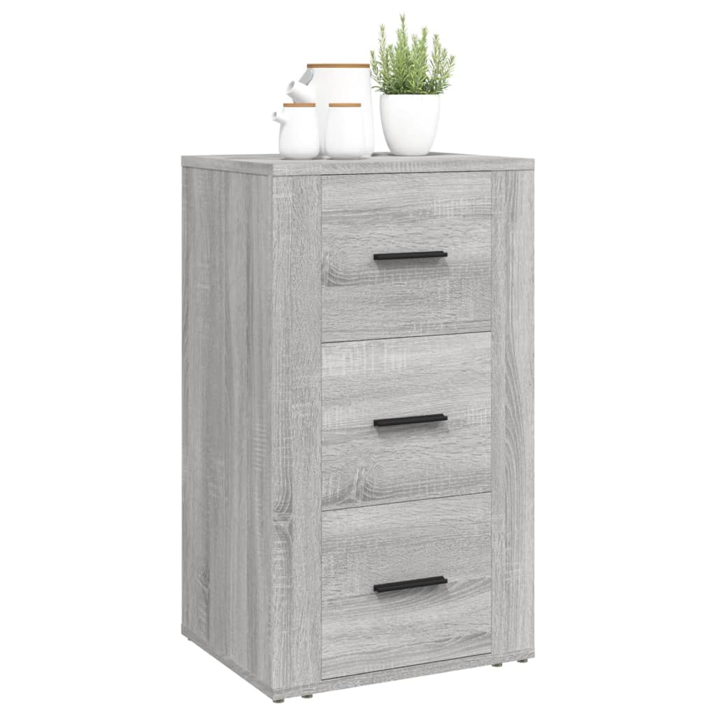 Credenza Grigio Sonoma 40x33x70 cm in Legno Multistrato - homemem39