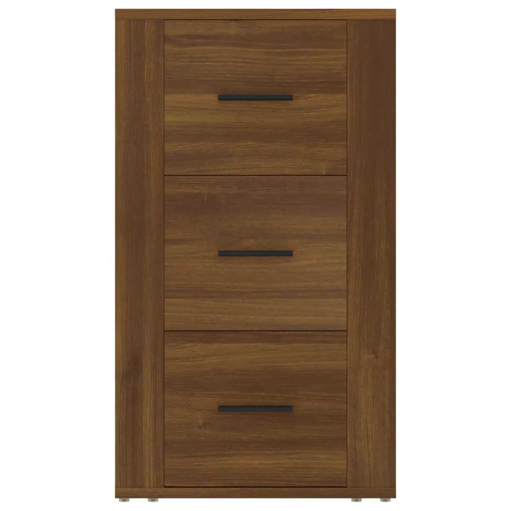 Credenza Rovere Marrone 40x33x70 cm in Legno Multistrato - homemem39