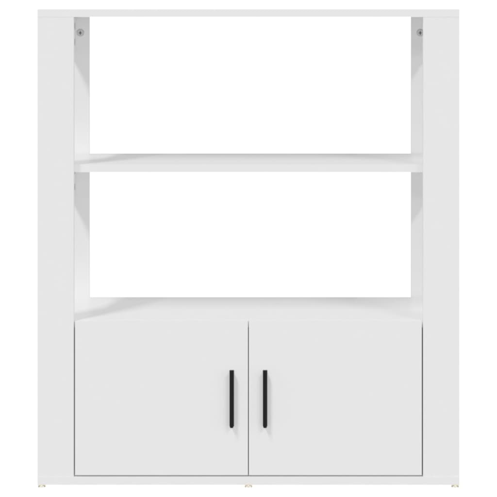 Credenza Bianca 80x30x90 cm in Legno Multistrato - homemem39