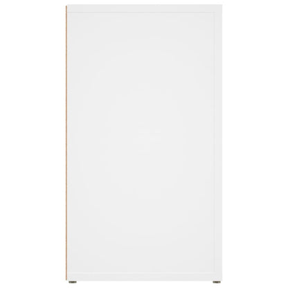 Credenza Bianca 80x30x54 cm in Legno Multistrato