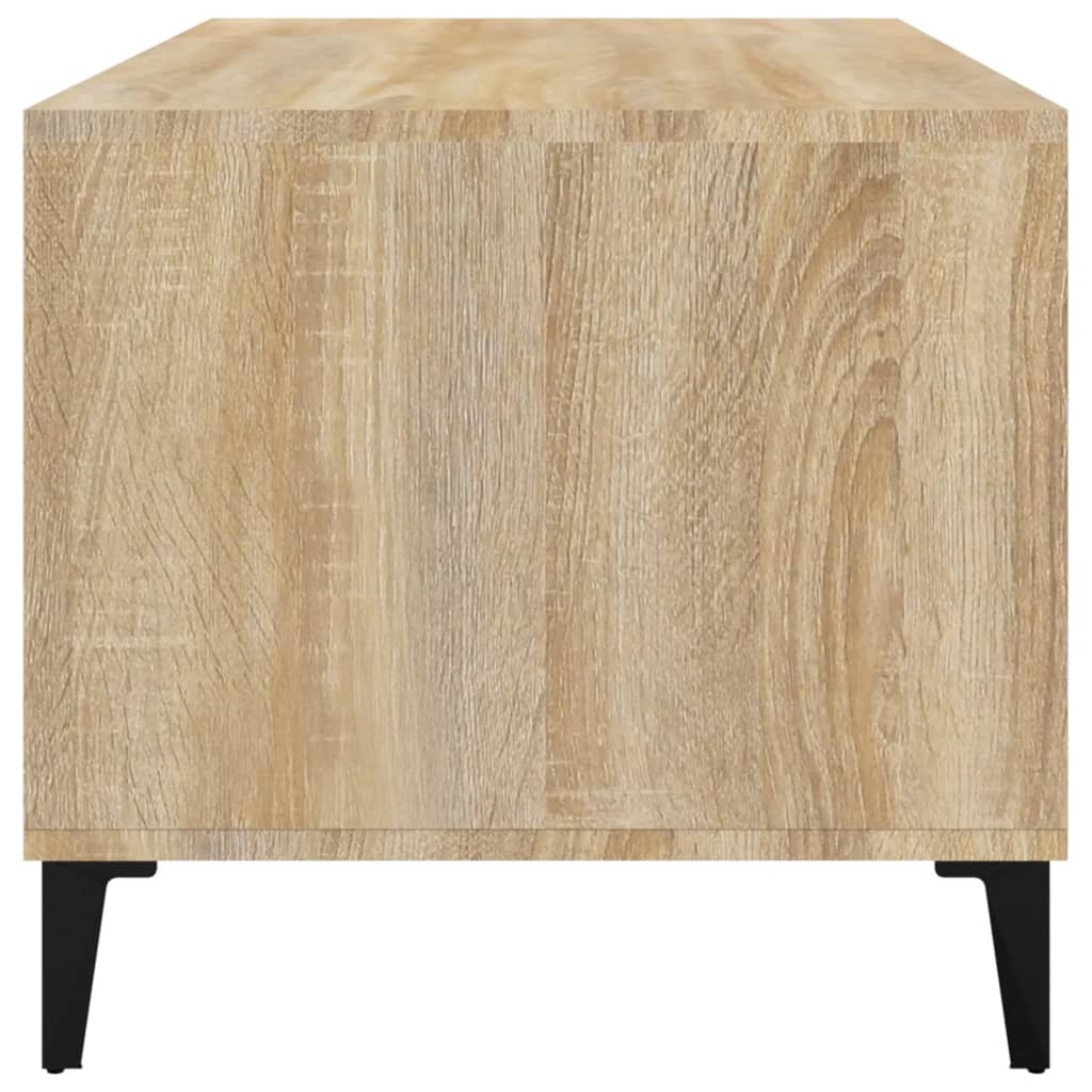 Tavolino da Salotto Rovere Sonoma 90x49x45 cm Legno Multistrato | homemem39