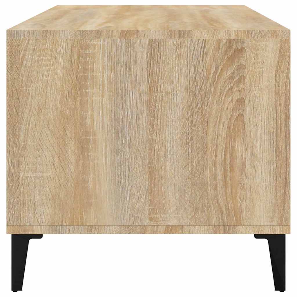 Tavolino da Salotto Rovere Sonoma 90x49x45 cm Legno Multistrato