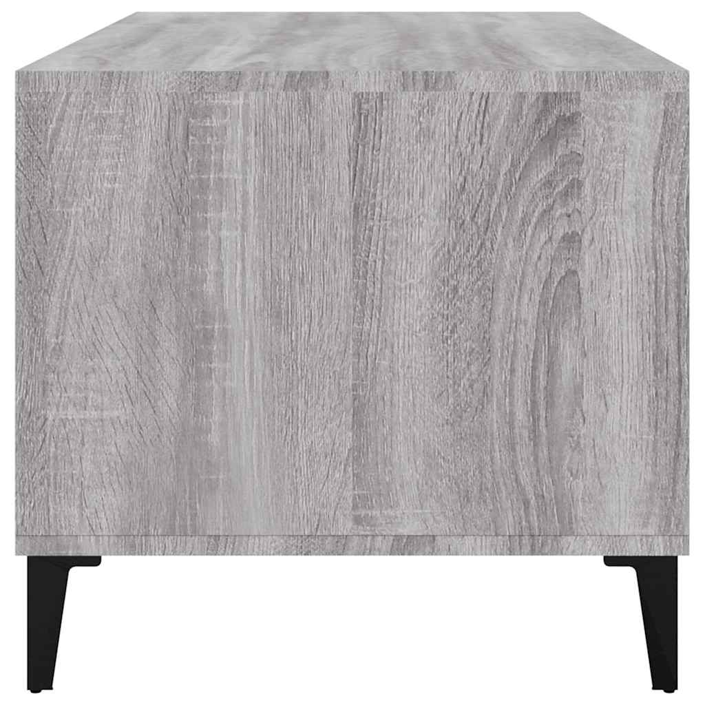 Tavolino da Salotto Grigio Sonoma 90x49x45 cm Legno Multistrato