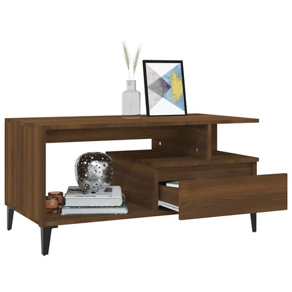 Tavolino Salotto 90x49x45 cm legno multistrato