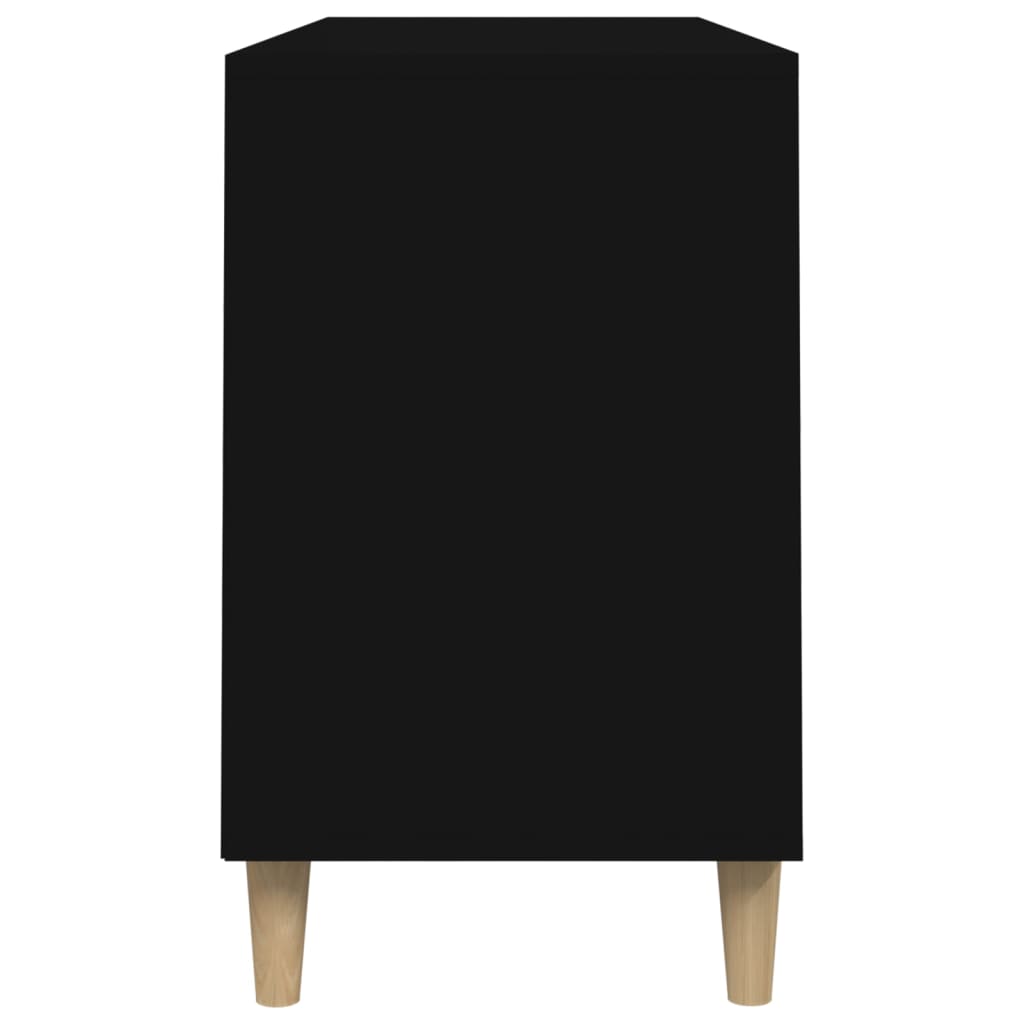 Scarpiera Nera 102x36x60 cm in Legno Multistrato - homemem39