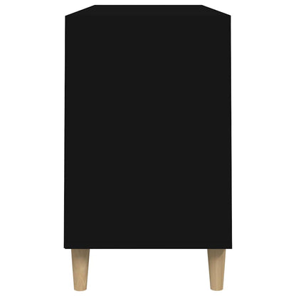 Scarpiera Nera 102x36x60 cm in Legno Multistrato