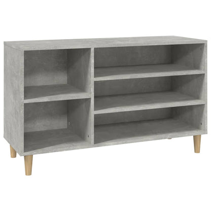 Scarpiera Grigio Cemento 102x36x60 cm in Legno Multistrato - homemem39