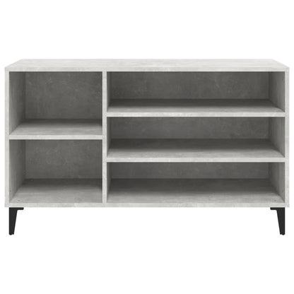 Scarpiera Grigio Cemento 102x36x60 cm in Legno Multistrato