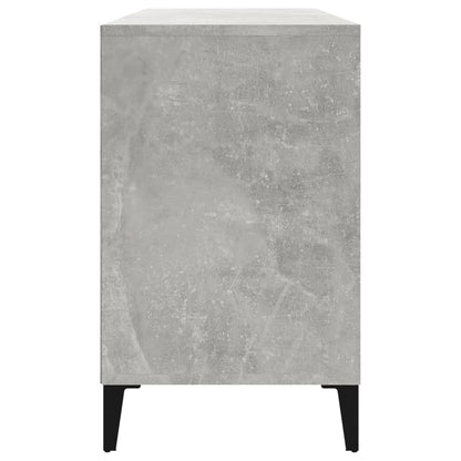 Scarpiera Grigio Cemento 102x36x60 cm in Legno Multistrato - homemem39