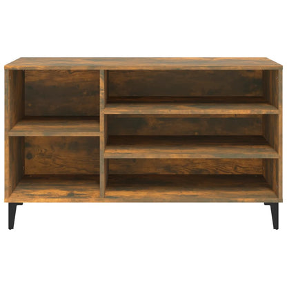 Scarpiera Rovere Fumo 102x36x60 cm in Legno Multistrato - homemem39