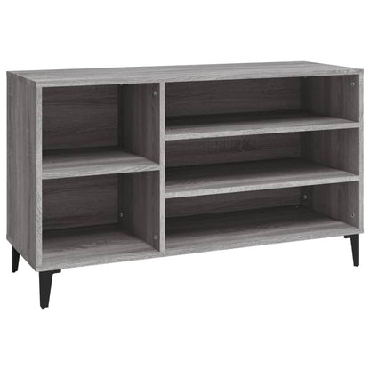 Scarpiera Grigio Sonoma 102x36x60 cm in Legno Multistrato