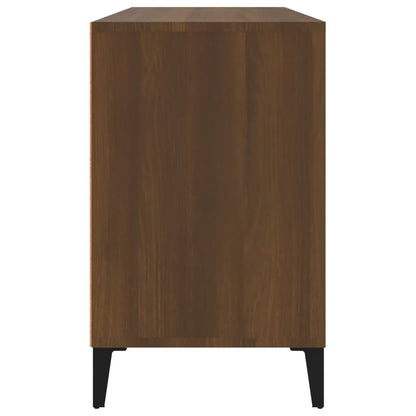 Scarpiera Rovere Marrone 102x36x60 cm in Legno Multistrato
