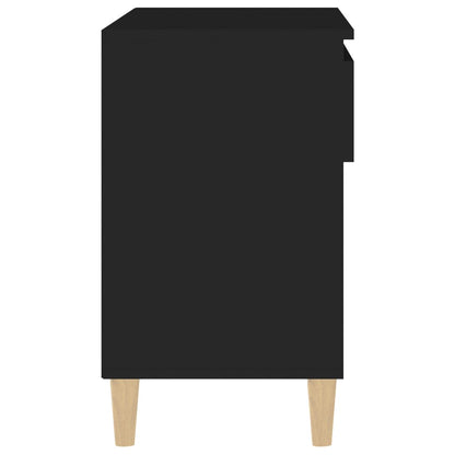 Scarpiera Nera 70x36x60 cm in Legno Multistrato - homemem39