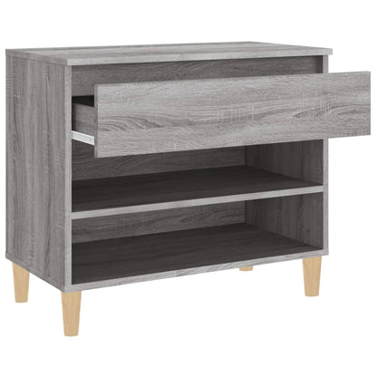 Scarpiera Grigio Sonoma 70x36x60 cm in Legno Multistrato - homemem39
