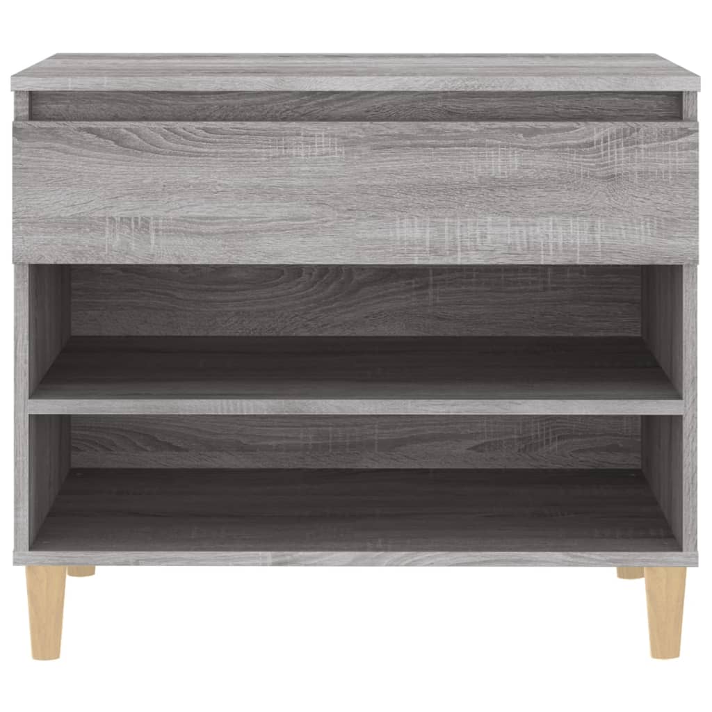 Scarpiera Grigio Sonoma 70x36x60 cm in Legno Multistrato - homemem39