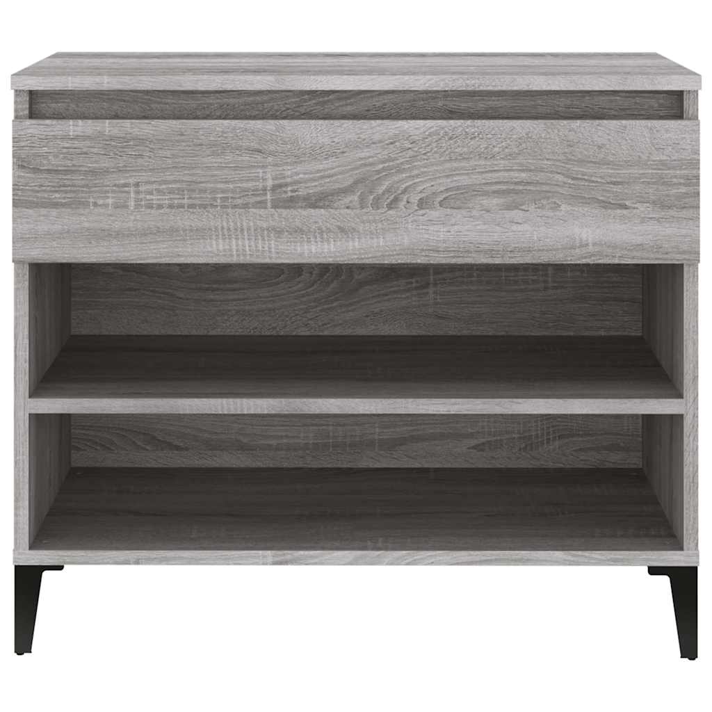 Scarpiera Grigio Sonoma 70x36x60 cm in Legno Multistrato