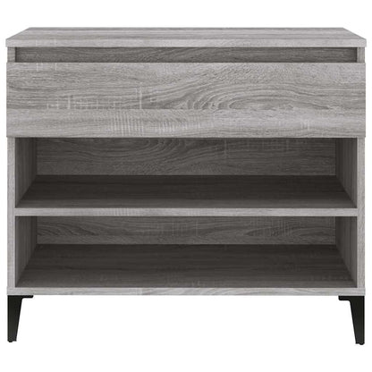 Scarpiera Grigio Sonoma 70x36x60 cm in Legno Multistrato