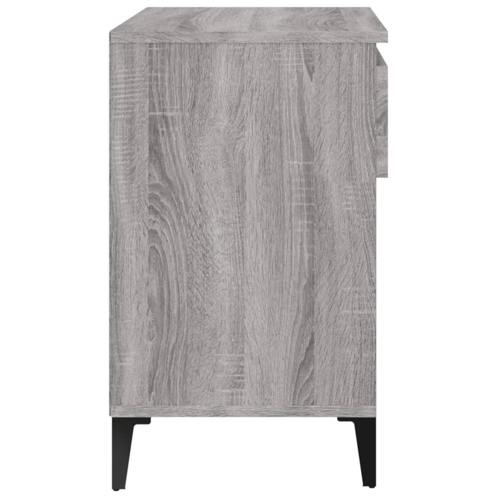 Scarpiera Grigio Sonoma 70x36x60 cm in Legno Multistrato - homemem39