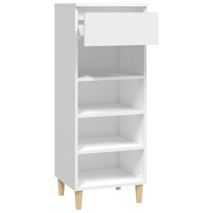 Scarpiera Bianca 40x36x105 cm in Legno Multistrato