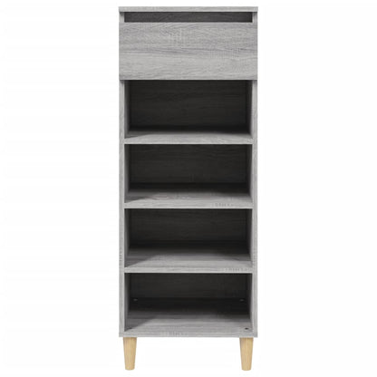 Scarpiera Grigio Sonoma 40x36x105 cm in Legno Multistrato