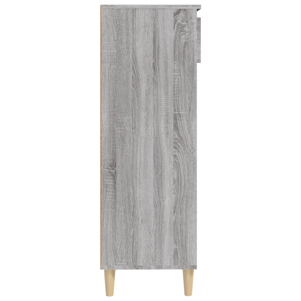 Scarpiera Grigio Sonoma 40x36x105 cm in Legno Multistrato - homemem39