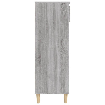 Scarpiera Grigio Sonoma 40x36x105 cm in Legno Multistrato - homemem39