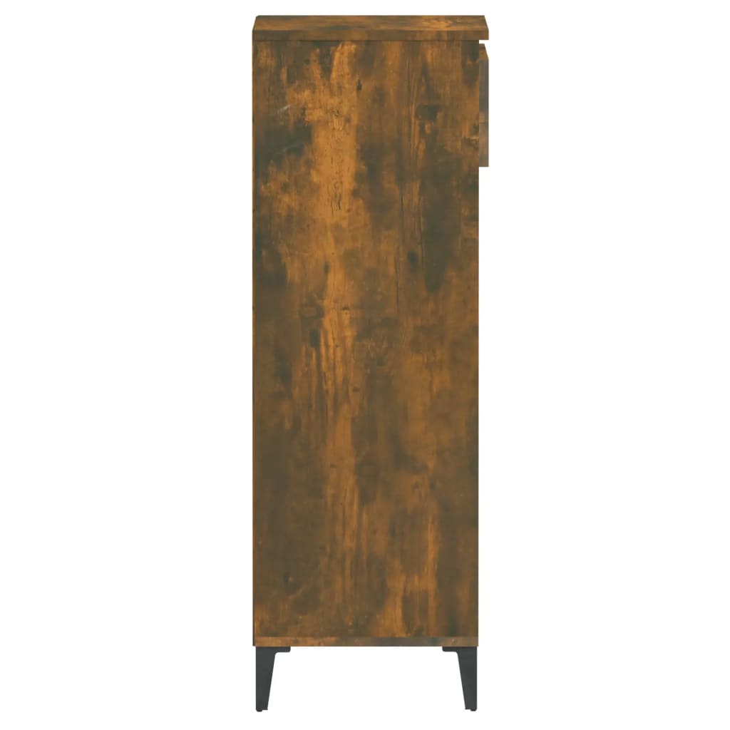 Scarpiera Rovere Fumo 40x36x105 cm in Legno Multistrato - homemem39