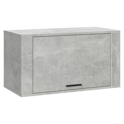 Scarpiera a Parete Grigio Cemento 70x35x38 cm Legno Multistrato - homemem39